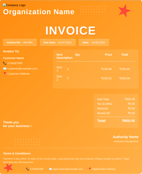 Vibrant Star Gradient
